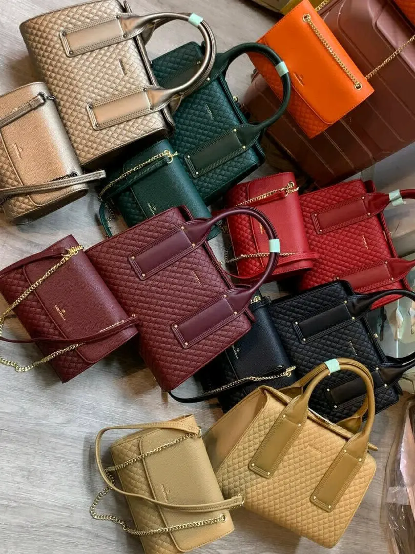Chrisbella Quilted Leather Handbags thumbnail 3