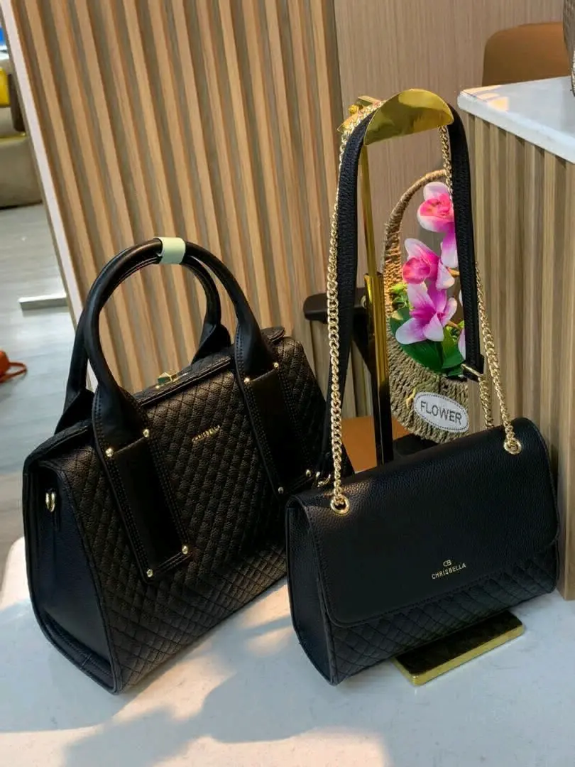 Chrisbella Quilted Leather Handbags thumbnail 5