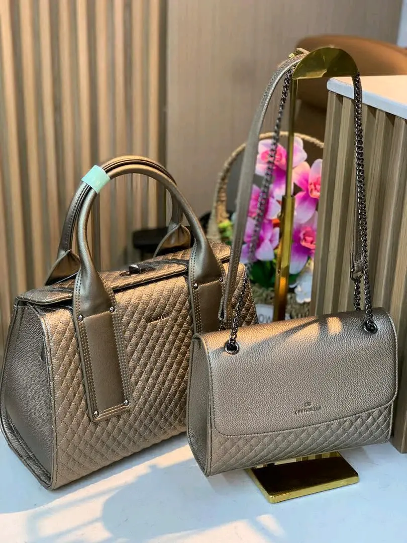 Chrisbella Quilted Leather Handbags thumbnail 8