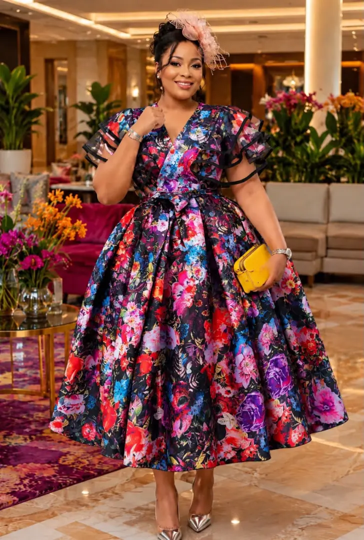 Wrap Turkish Dress (L - XXXL) thumbnail 4
