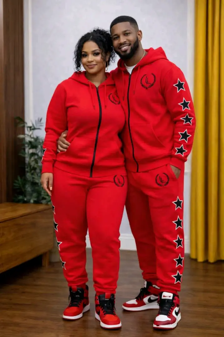 Unisex Tracksuit with Star Patterns thumbnail 3