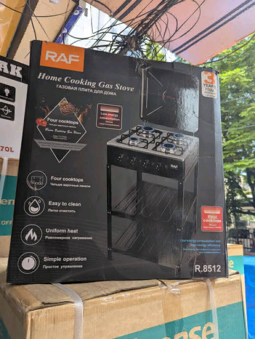 RAF Home Cooking Gas Stove R.8512 (Four Burners)