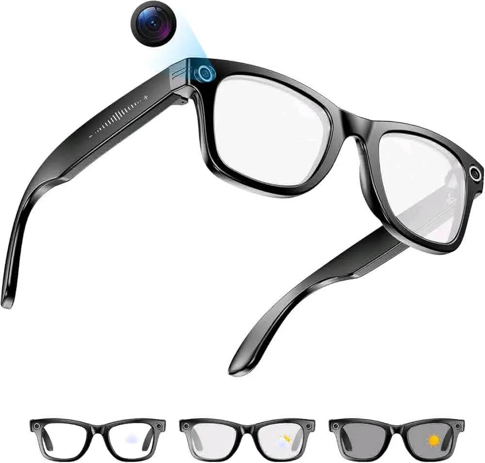 Smart Glasses with Camera & Music