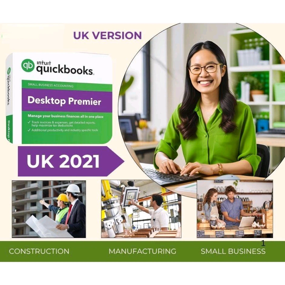 Intuit QuickBooks Desktop Premier Accountant 2021 Installation (UK Edition)