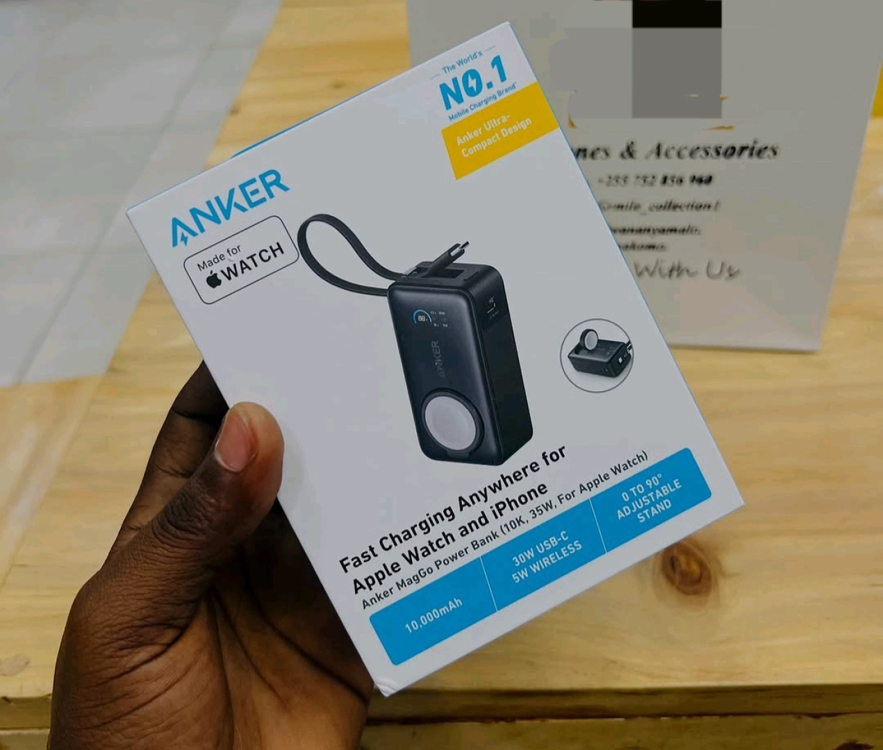 Anker MagGo Power Bank 10K, 35W for iPhone/Apple Watch