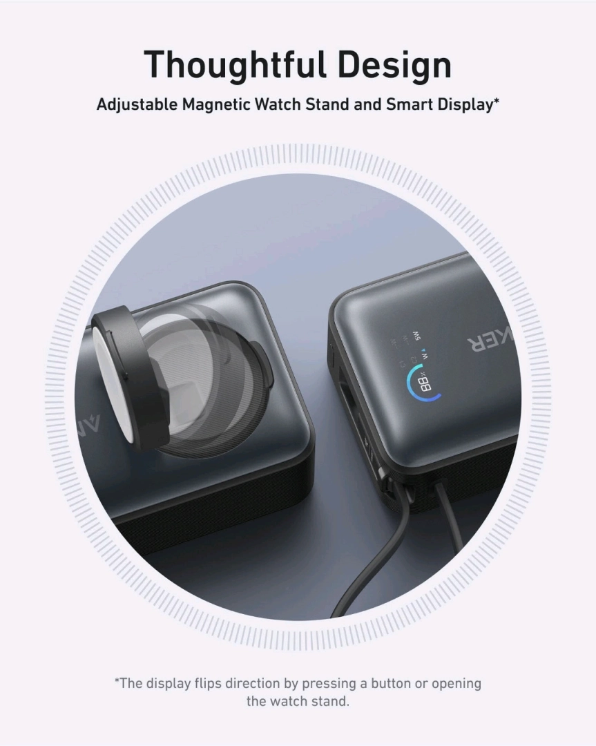 Anker MagGo Power Bank 10K, 35W for iPhone/Apple Watch thumbnail 3