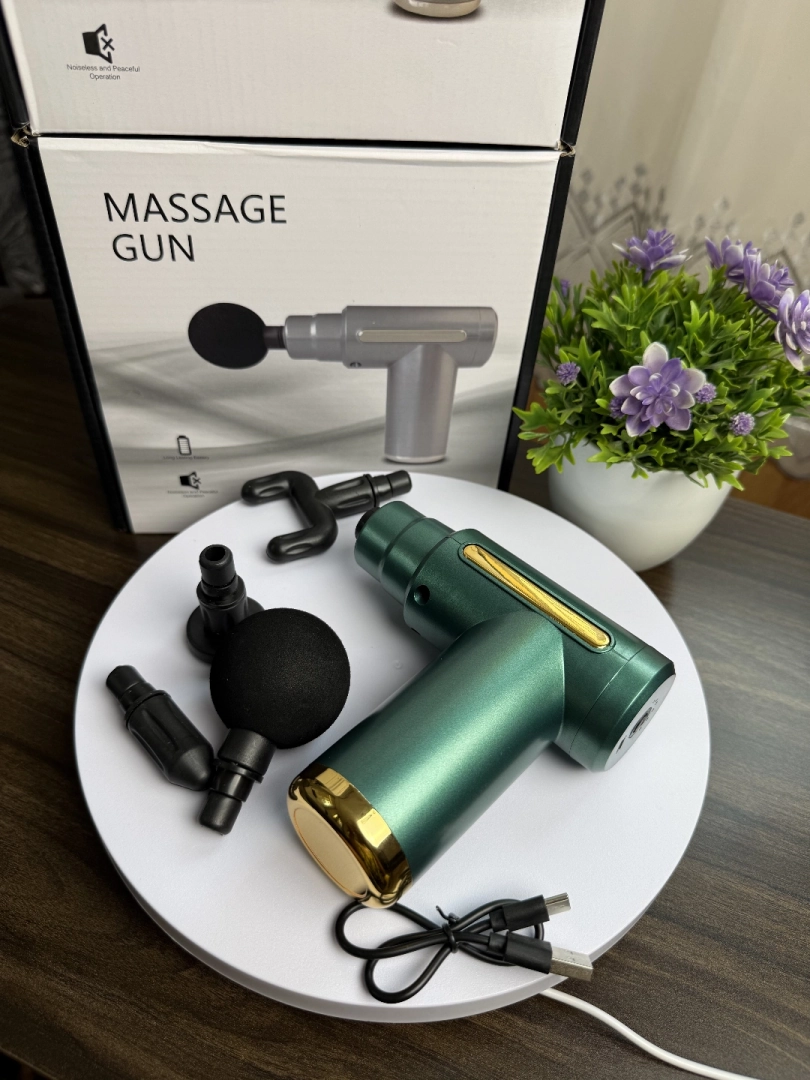 Red and Gold Massage Gun Kit thumbnail 2