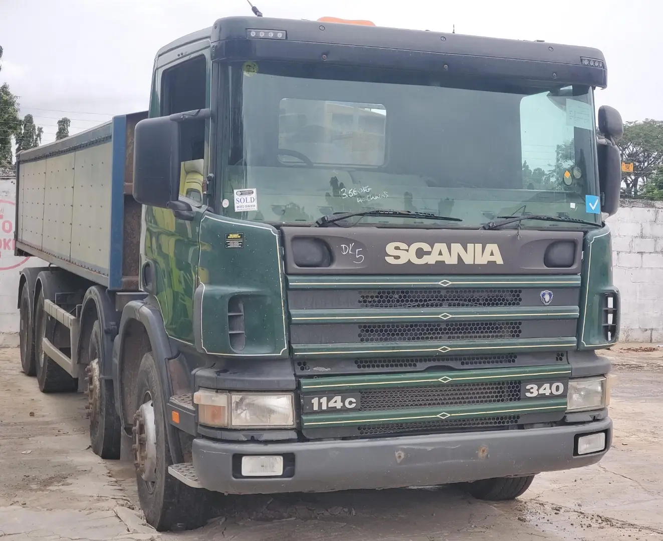 Scania 114C 340HP Tipper Truck thumbnail 2