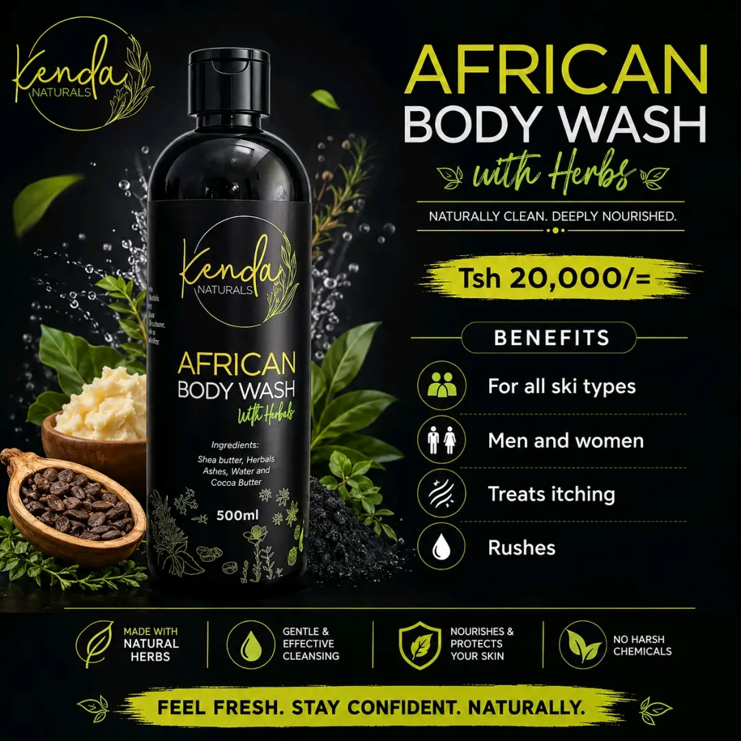 Kasuku African Body Wash with Herbs (500ml) thumbnail 2