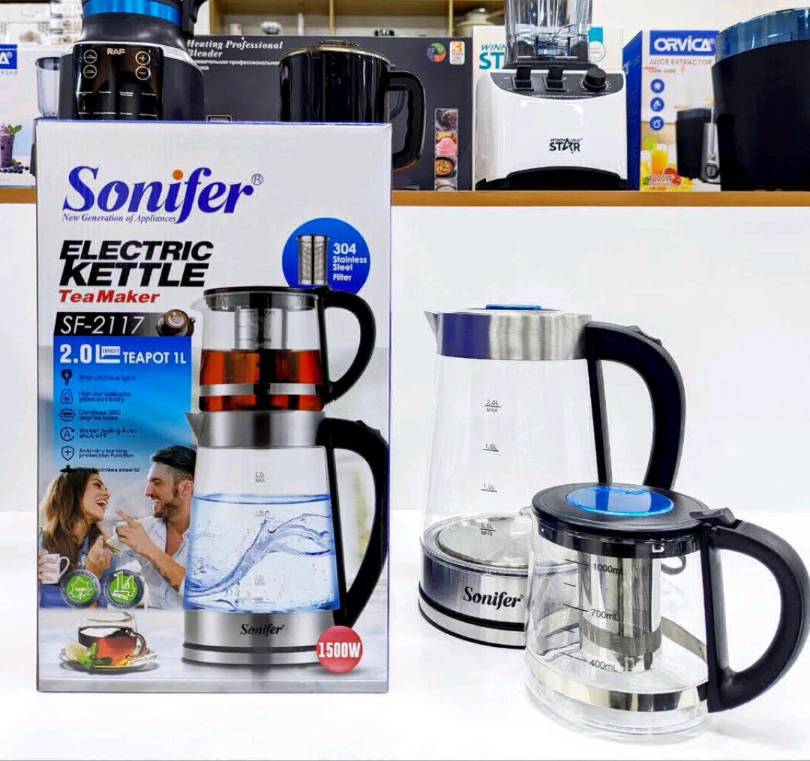 Sonifer SF-2117 Electric Kettle Tea Maker Set