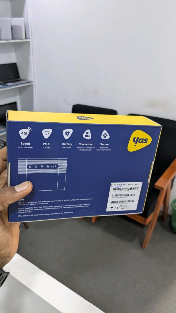 Yas 4G Ultra-fast Internet Router thumbnail 8