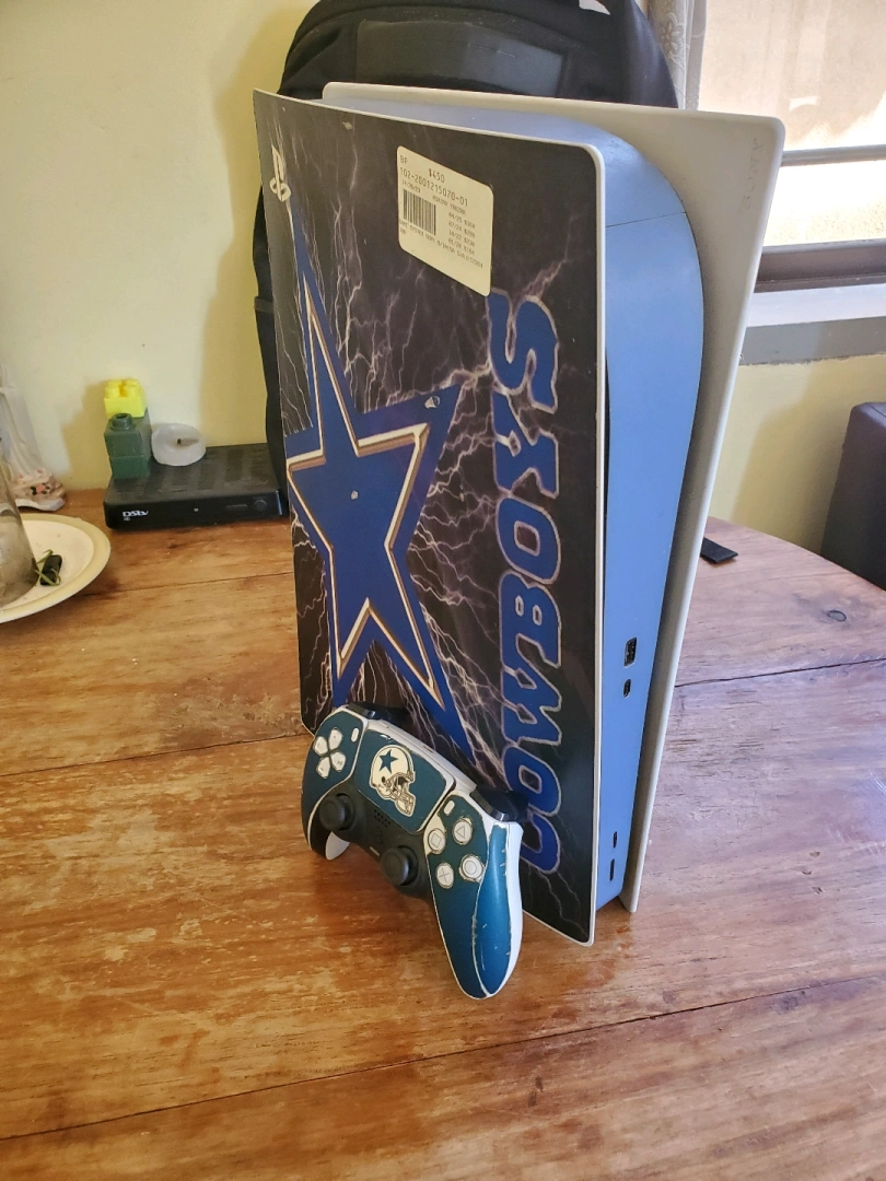 PS5 FAT Console Dallas Cowboys Custom Skin