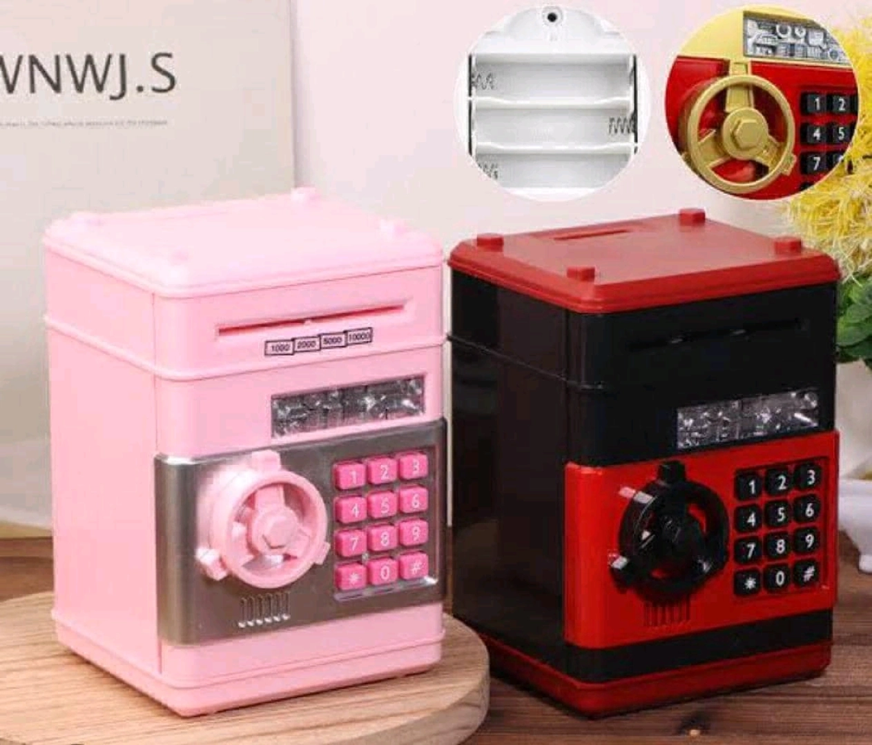 Electronic Piggy Bank Mini ATM Money Safe for Kids