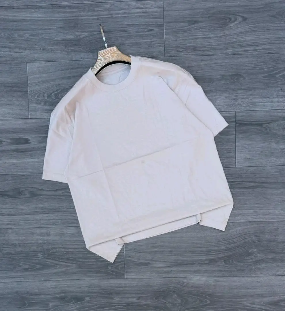 Pamba Halisi 100% T-Shirts (Nyeupe, Nyeusi, Kijani, Kahawia) thumbnail 2