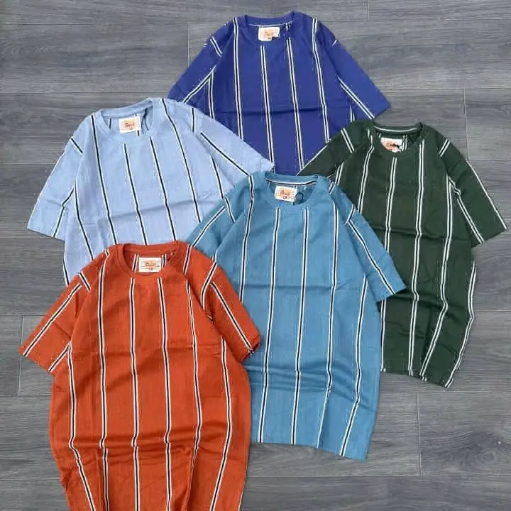 Pamba Halisi 100% T-Shirts (Nyeupe, Nyeusi, Kijani, Kahawia) thumbnail 9