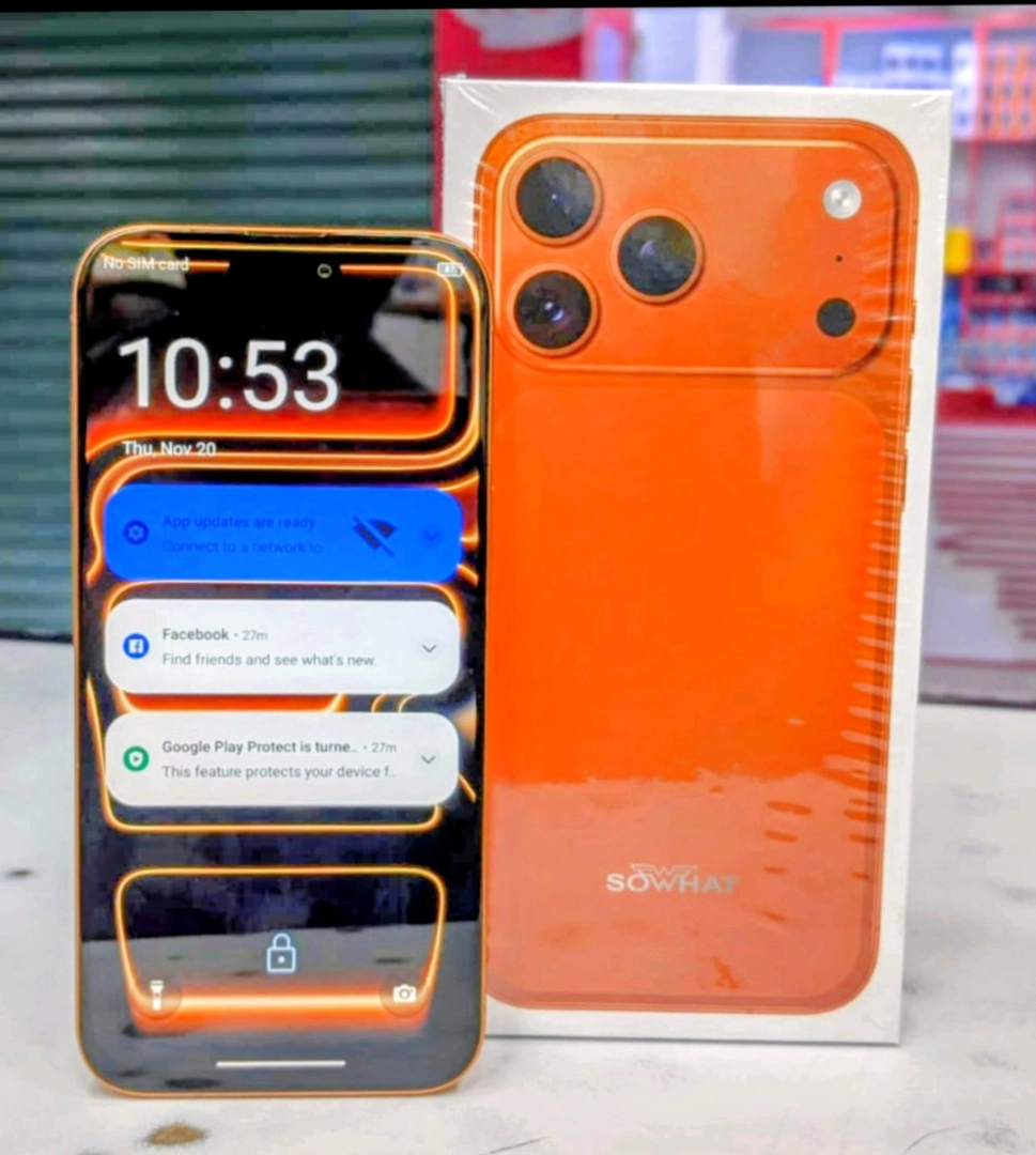 SOWHAT Smartphone 256GB/8GB RAM Orange