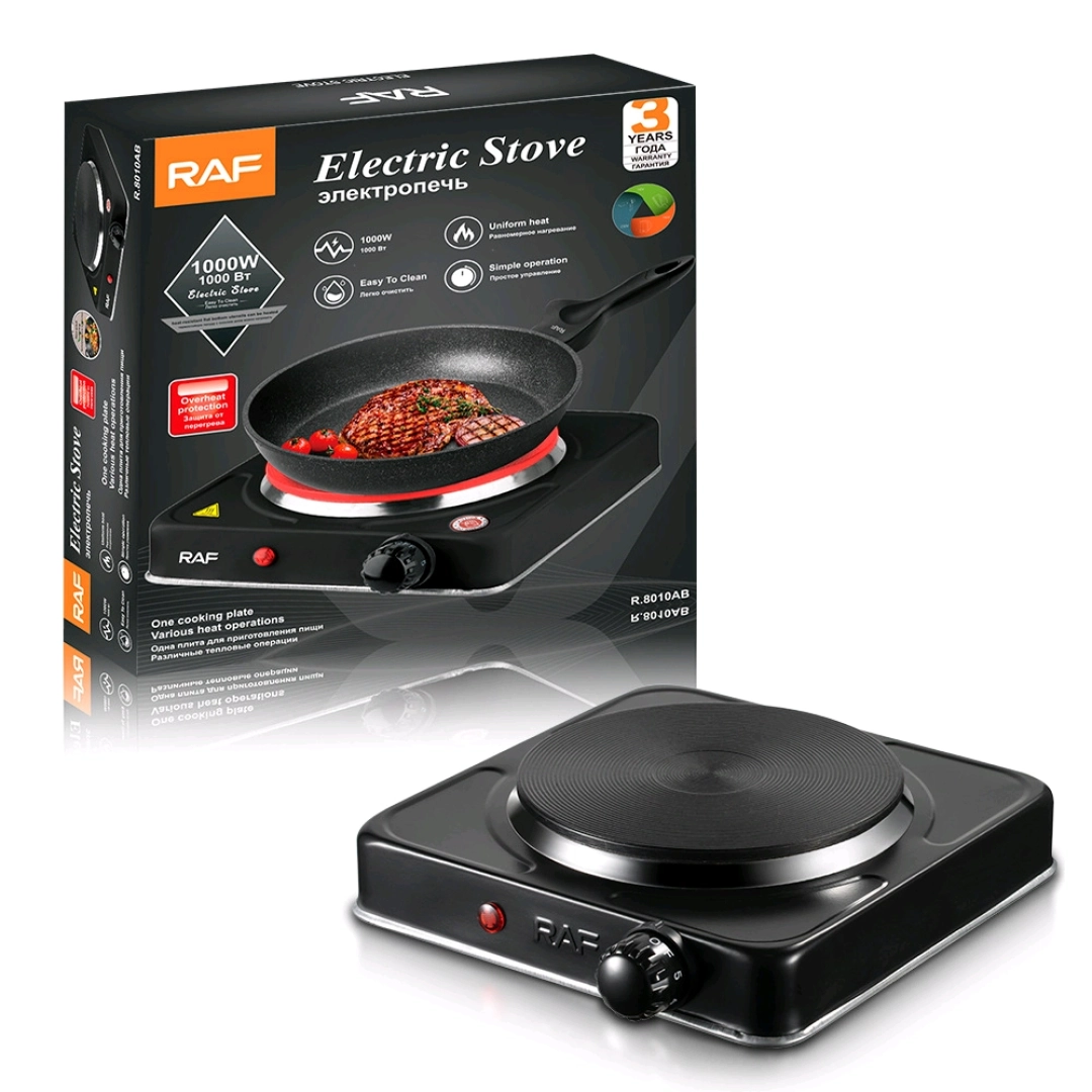 RAF R.8010AB 1000W Electric Hot Plate