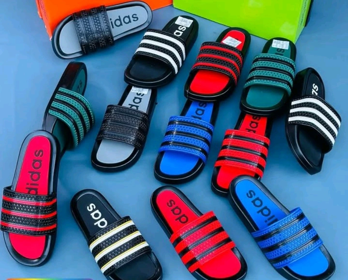 Adidas Slide Sandals (Sizes 40-45)