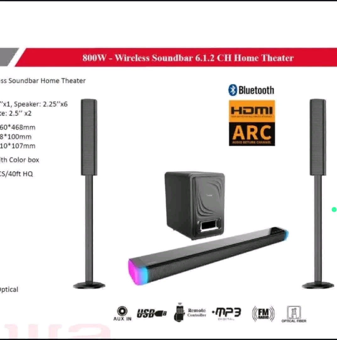 Aiwa Soundbar Home Theater MX 900 (800W) thumbnail 3