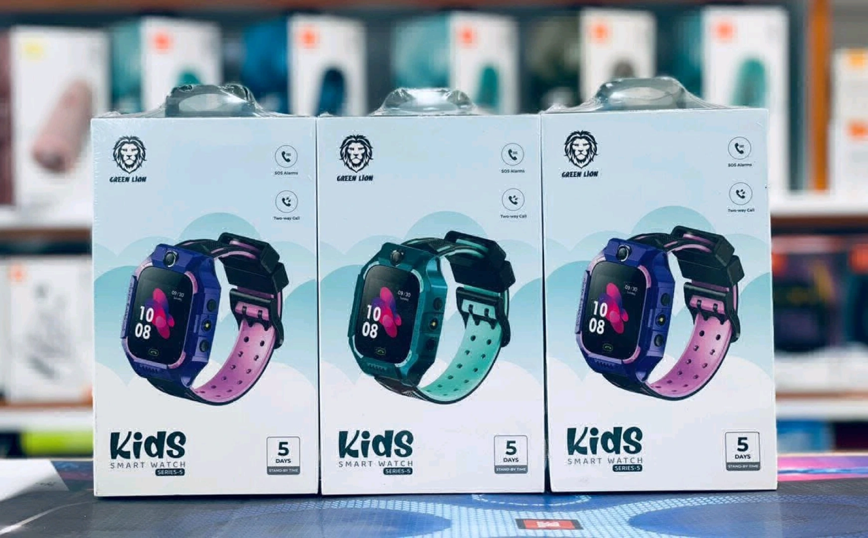 Green Lion Kids Smart Watch Series-5 (GPS, SOS Calling)