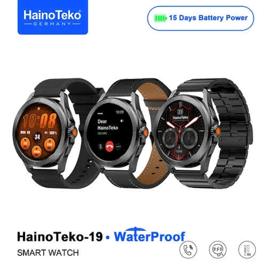 HainoTeko-19 Smartwatch Set with AMOLED Display thumbnail 2