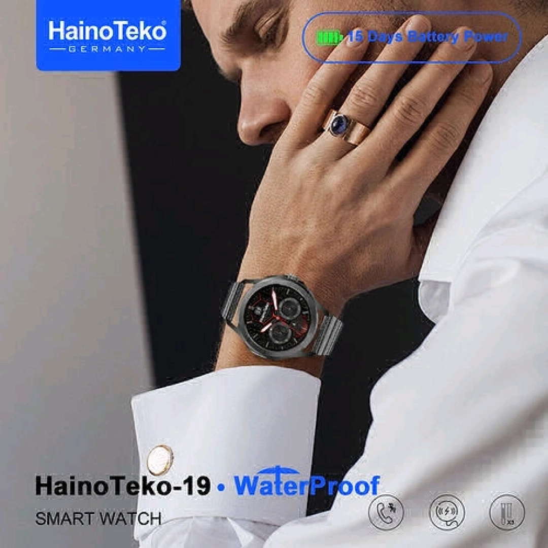 HainoTeko-19 Smartwatch Set with AMOLED Display thumbnail 3