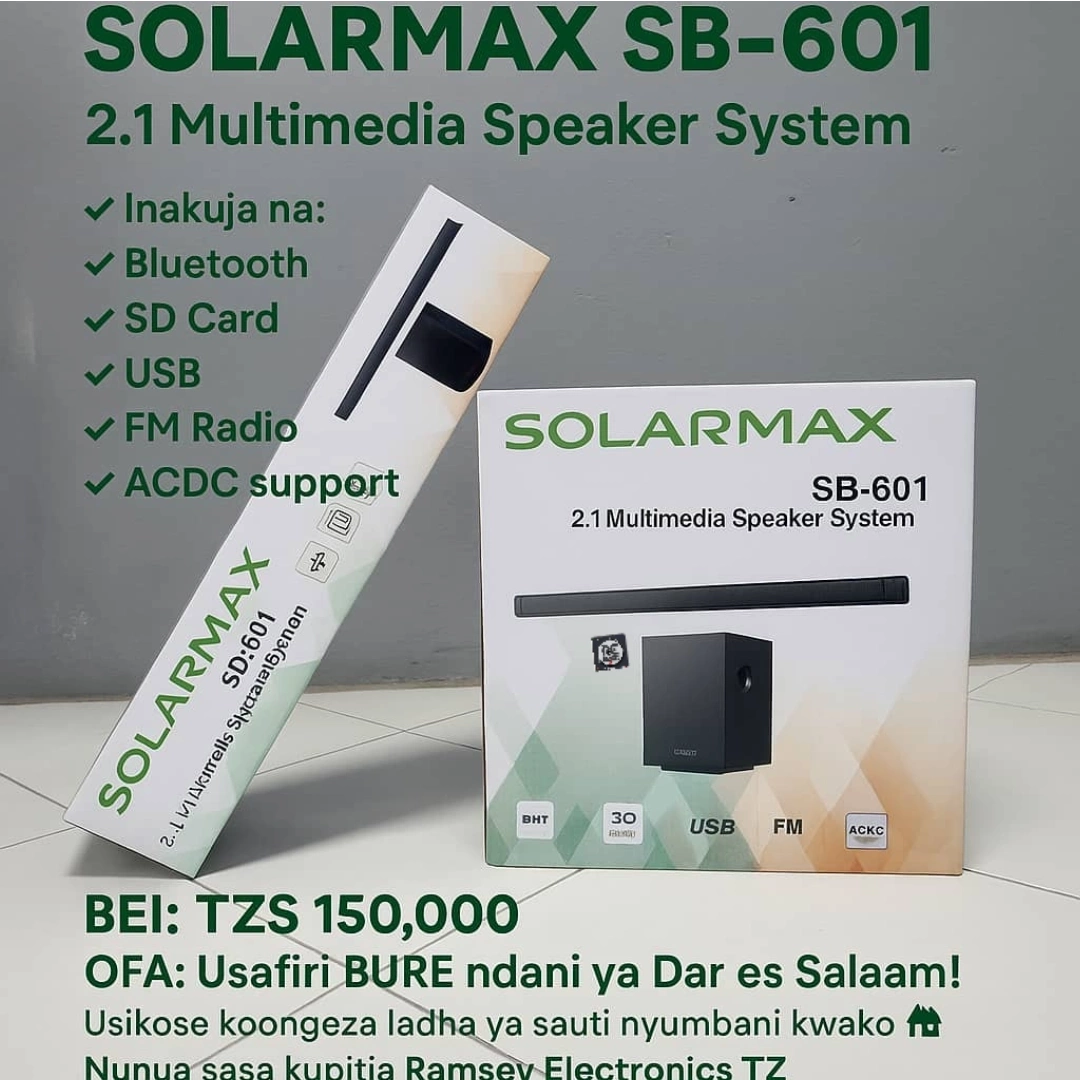 SOLARMAC SB-601 2.1 Multimedia Speaker System 100W