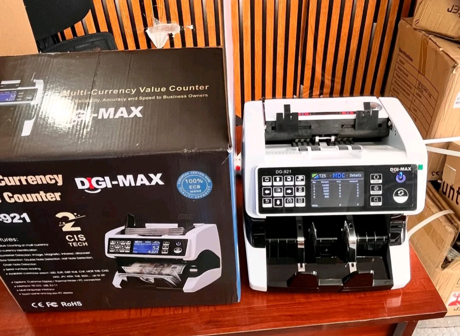 DGi-MAX DG-921 Multi-Currency Value Counter Machine