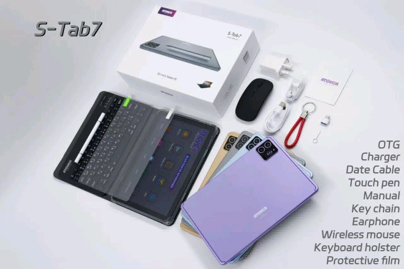 New S-Tab 7 Tablet 16GB RAM 512GB Storage + Free Accessories