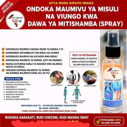 Flexing Herb's Herbal Pain Relief Spray