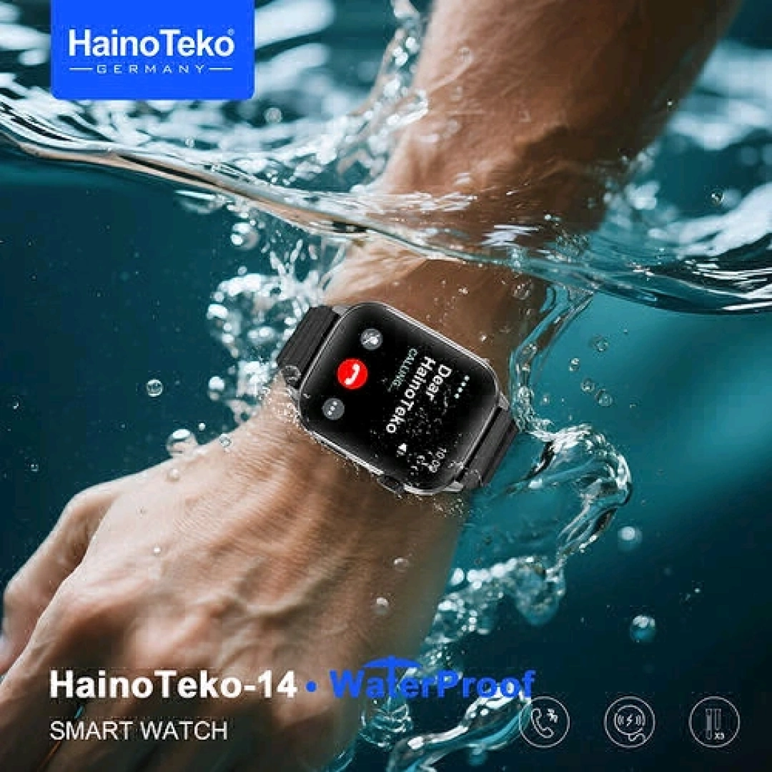 HainoTeko-14 Smart Watch Set with 3 Straps thumbnail 3