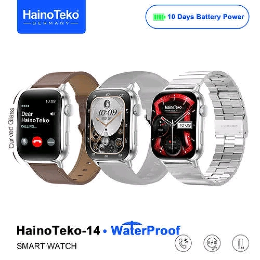 HainoTeko-14 Smart Watch Set with 3 Straps thumbnail 4