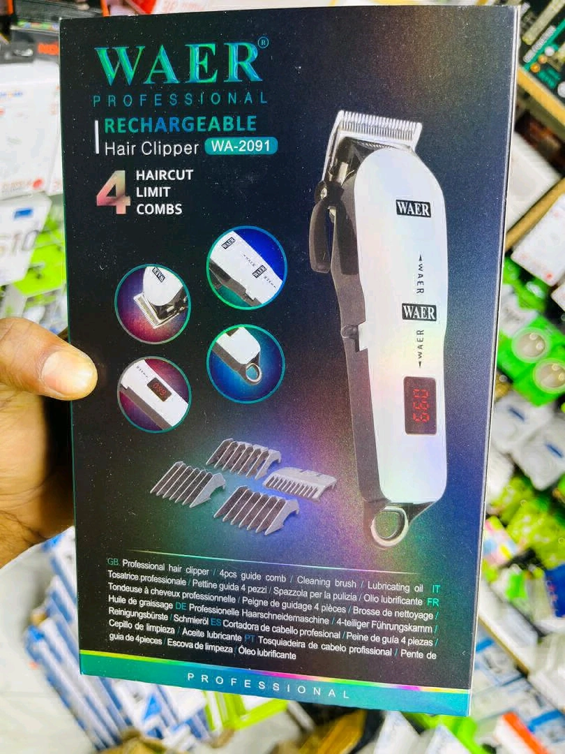 Waer Professional Rechargeable Hair Clipper WA-2091