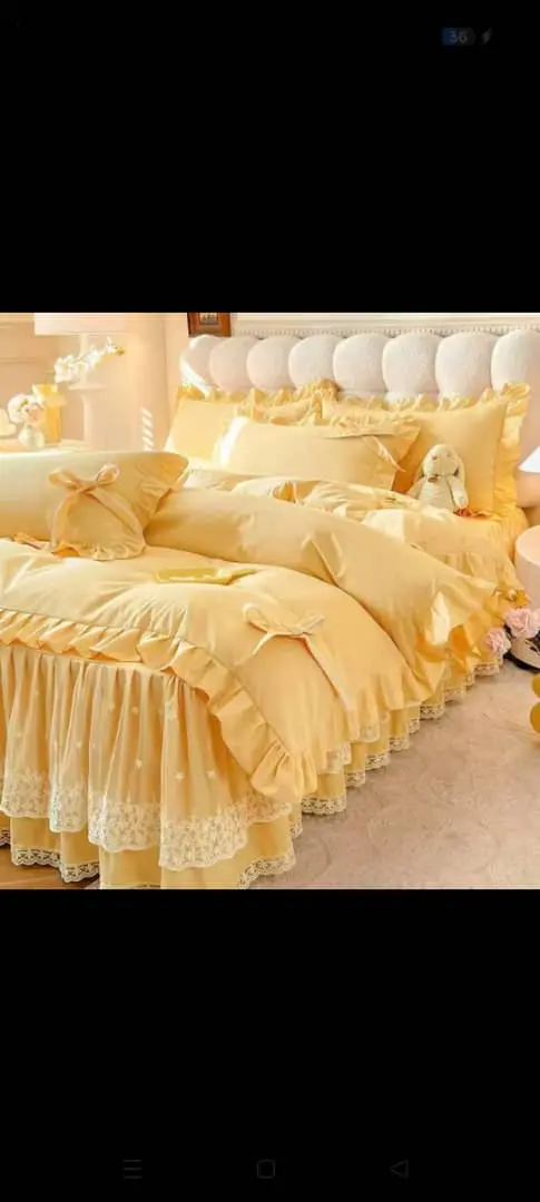 Quality Silk Cotton Bed Set (8x8)