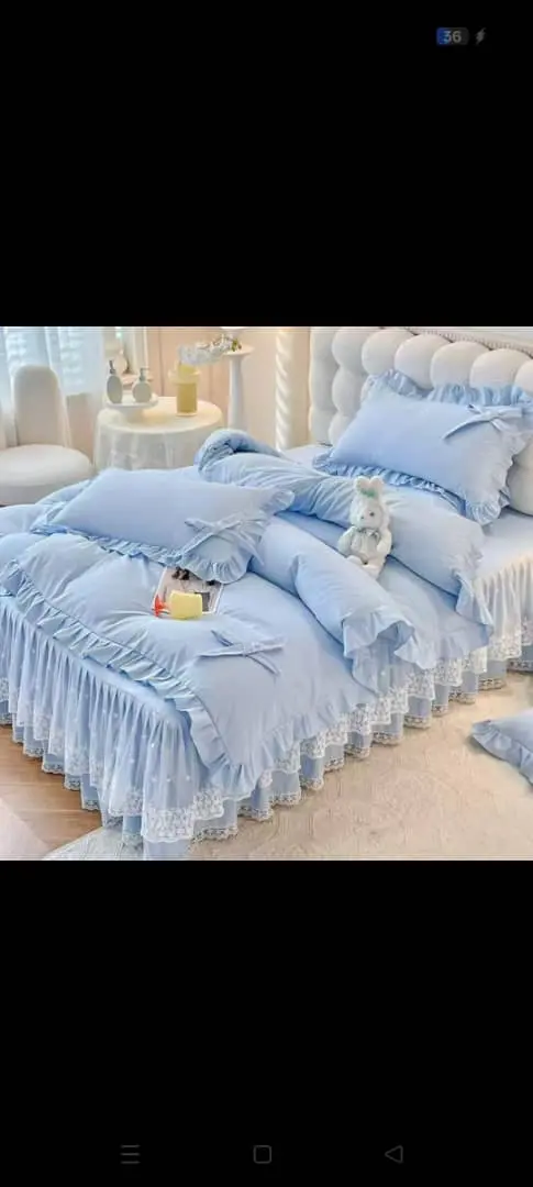 Quality Silk Cotton Bed Set (8x8) thumbnail 3