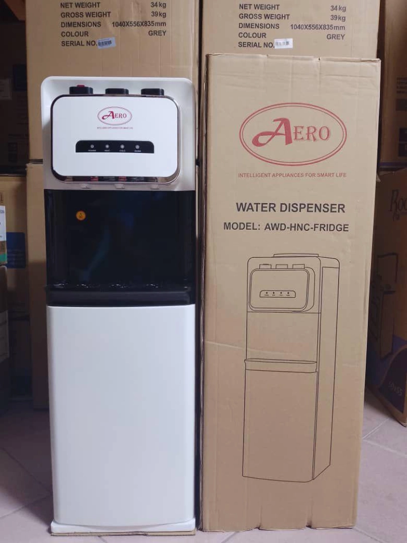 Aero 3-Way Water Dispenser (Cold, Hot, Normal) with Fridge