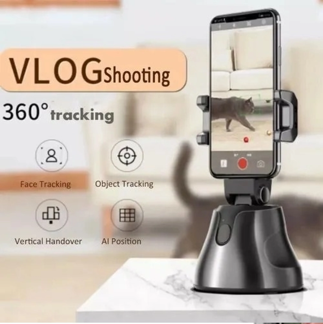 360 Tracking Phone Holder for Vlogging