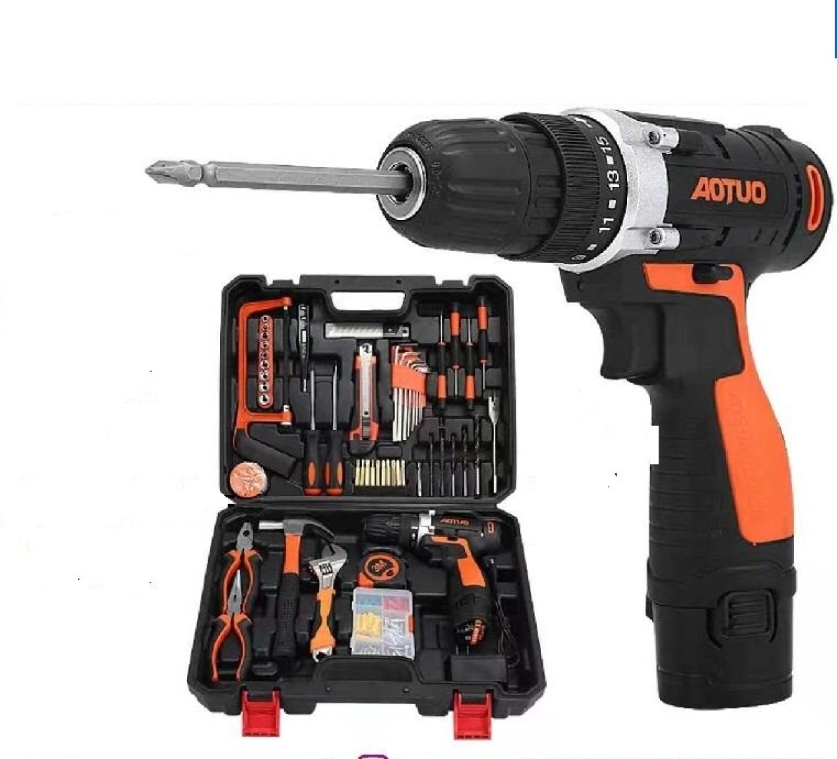 102-Piece Rechargeable Drill Kit