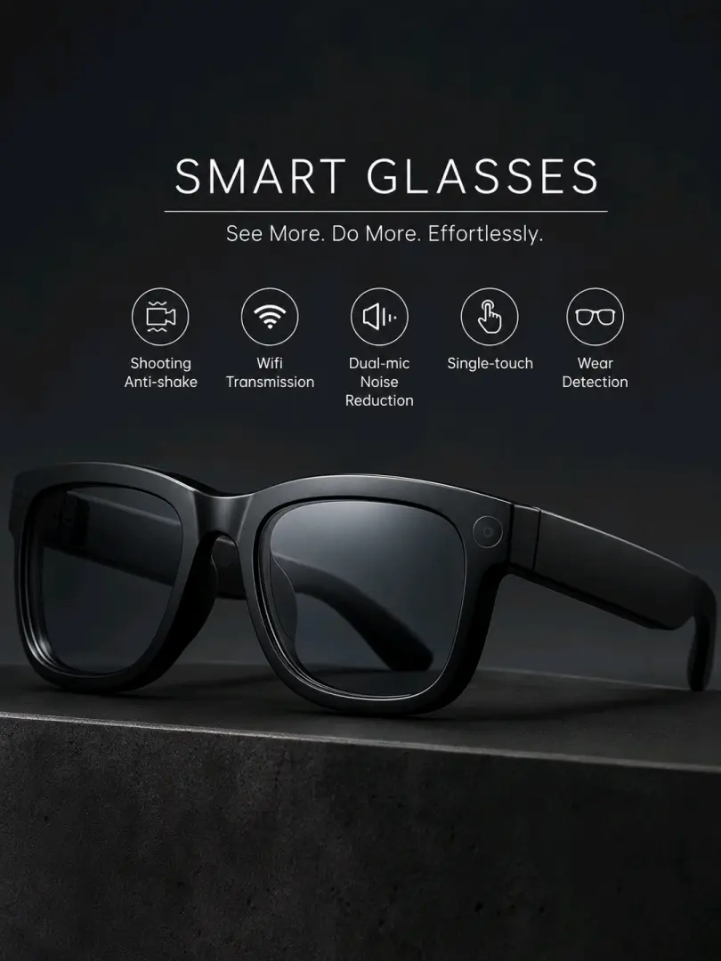 AI Smart Glasses with Video & Translation