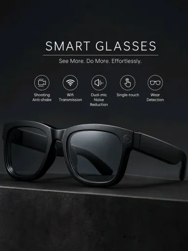 AI Smart Glasses with Video & Translation
