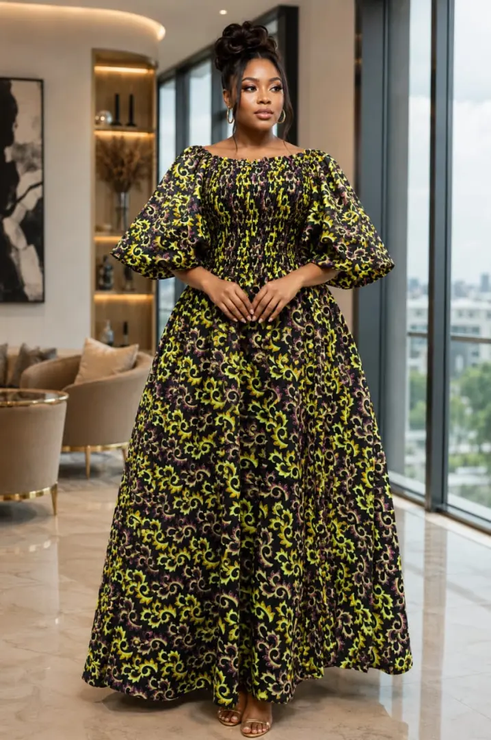 Kitenge Maxi Dresses za Kisasa thumbnail 4