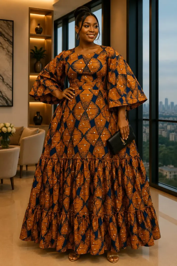 Kitenge Maxi Dresses za Kisasa thumbnail 8
