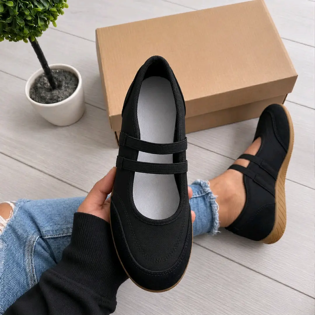 Mary Jane Flats Shoes thumbnail 2