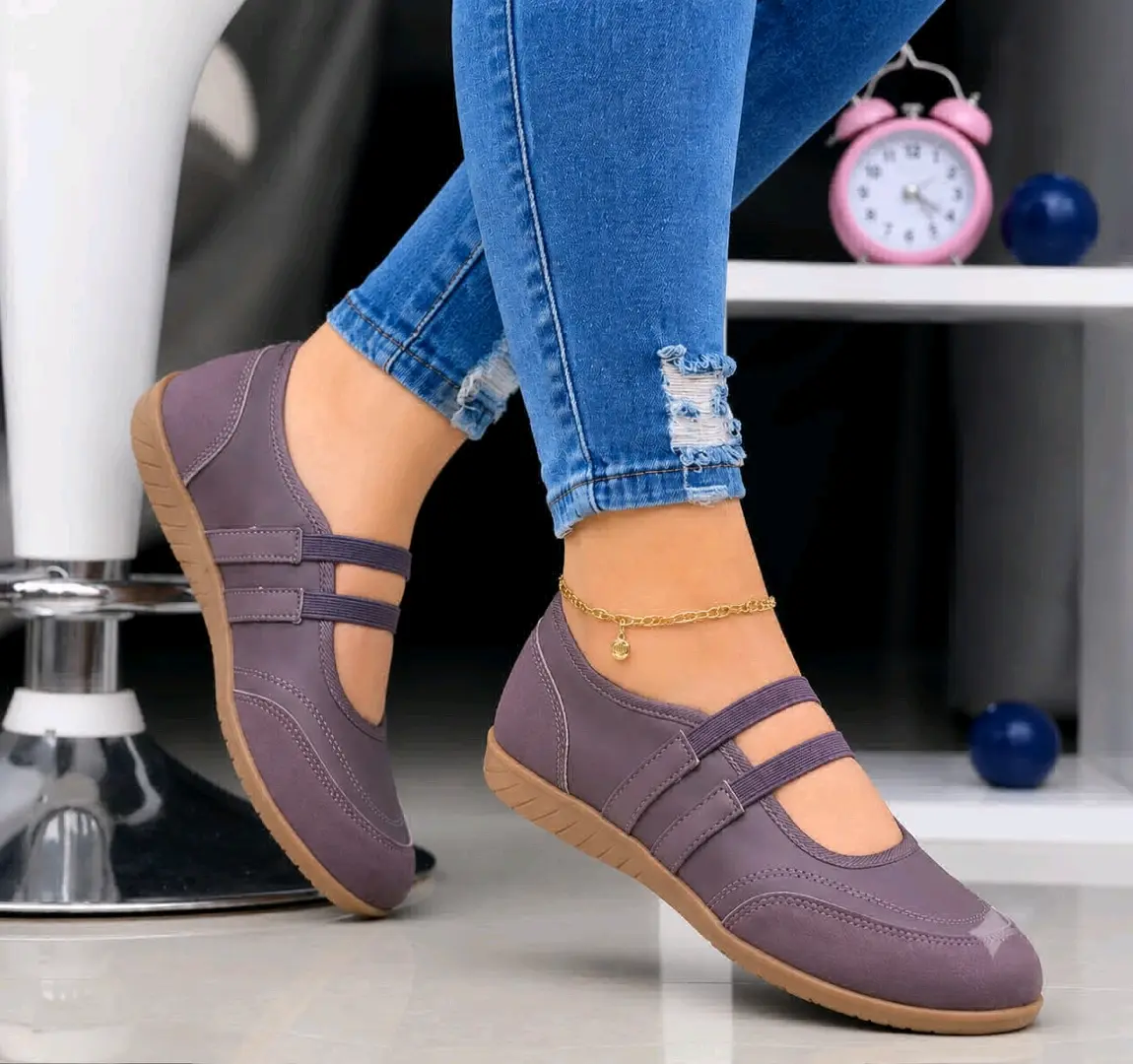 Mary Jane Flats Shoes thumbnail 3