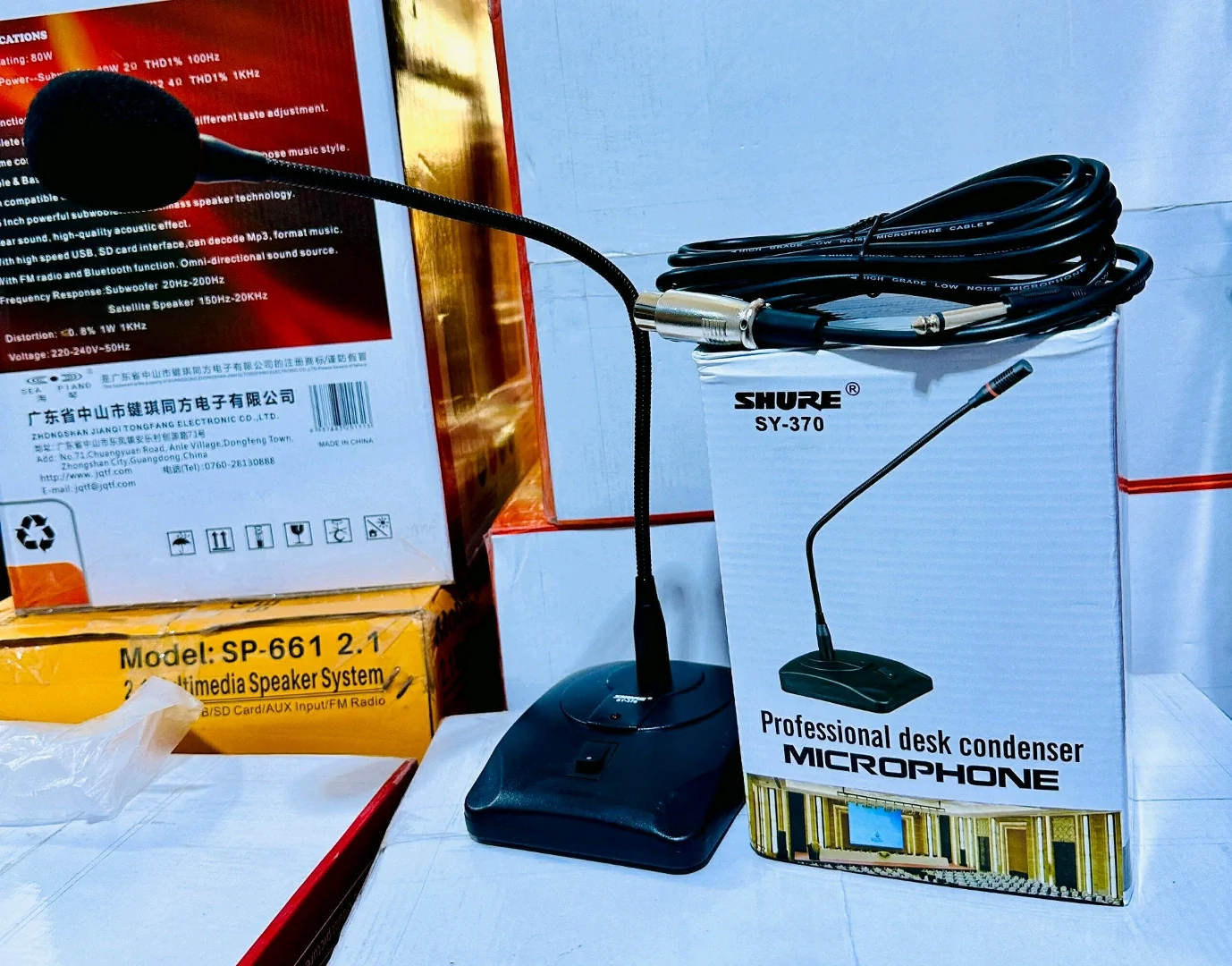Shure SY-370 Professional Desk Condenser Microphone