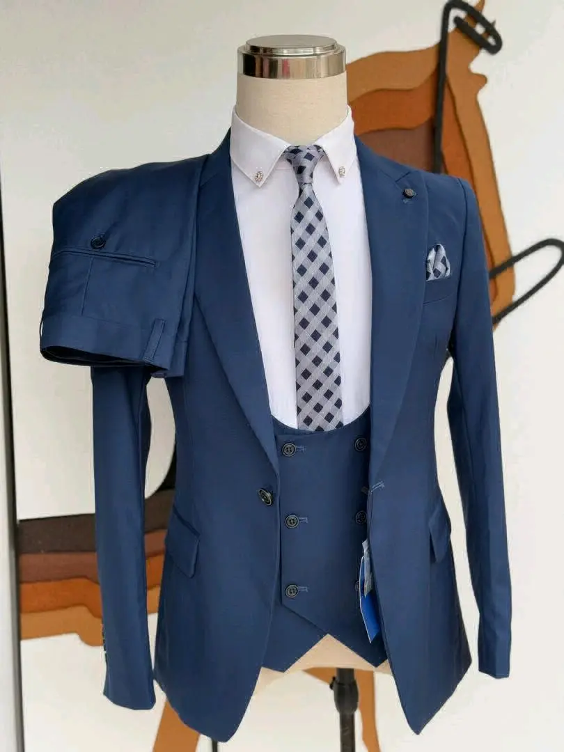 BAGOZA Three-Piece Men's Suit - Brown/Terracotta thumbnail 6