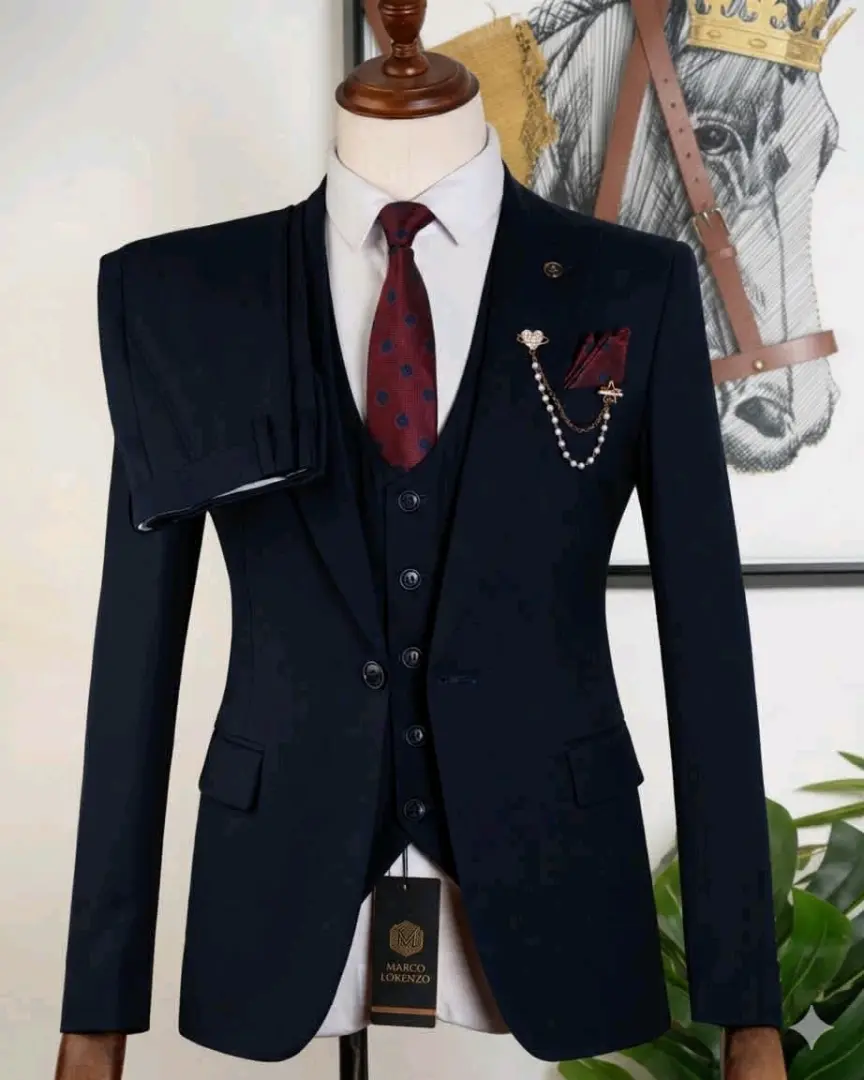 BAGOZA Three-Piece Men's Suit - Brown/Terracotta thumbnail 9