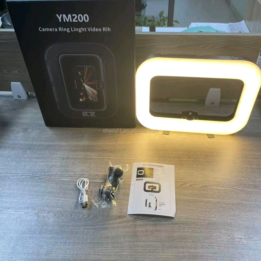 YM200 Rechargeable Camera Ring Light Video Rig thumbnail 2
