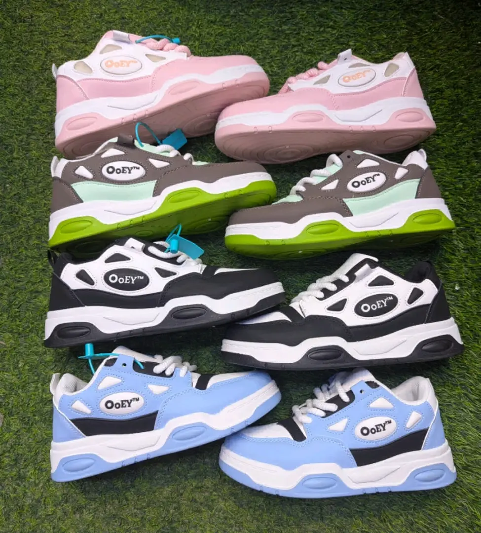 New Low-Top Sneakers (White/Green) thumbnail 2