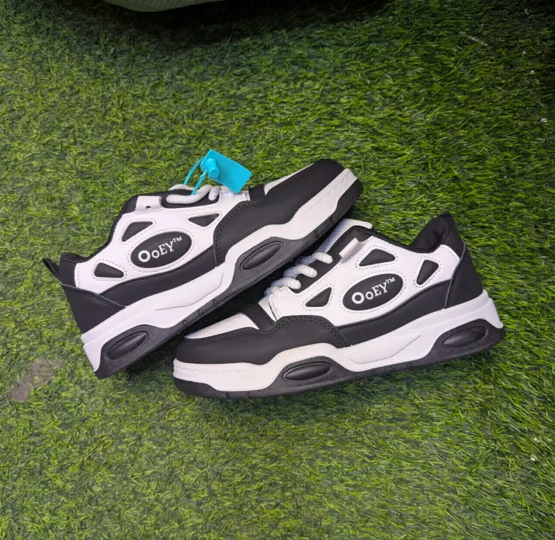 New Low-Top Sneakers (White/Green) thumbnail 3